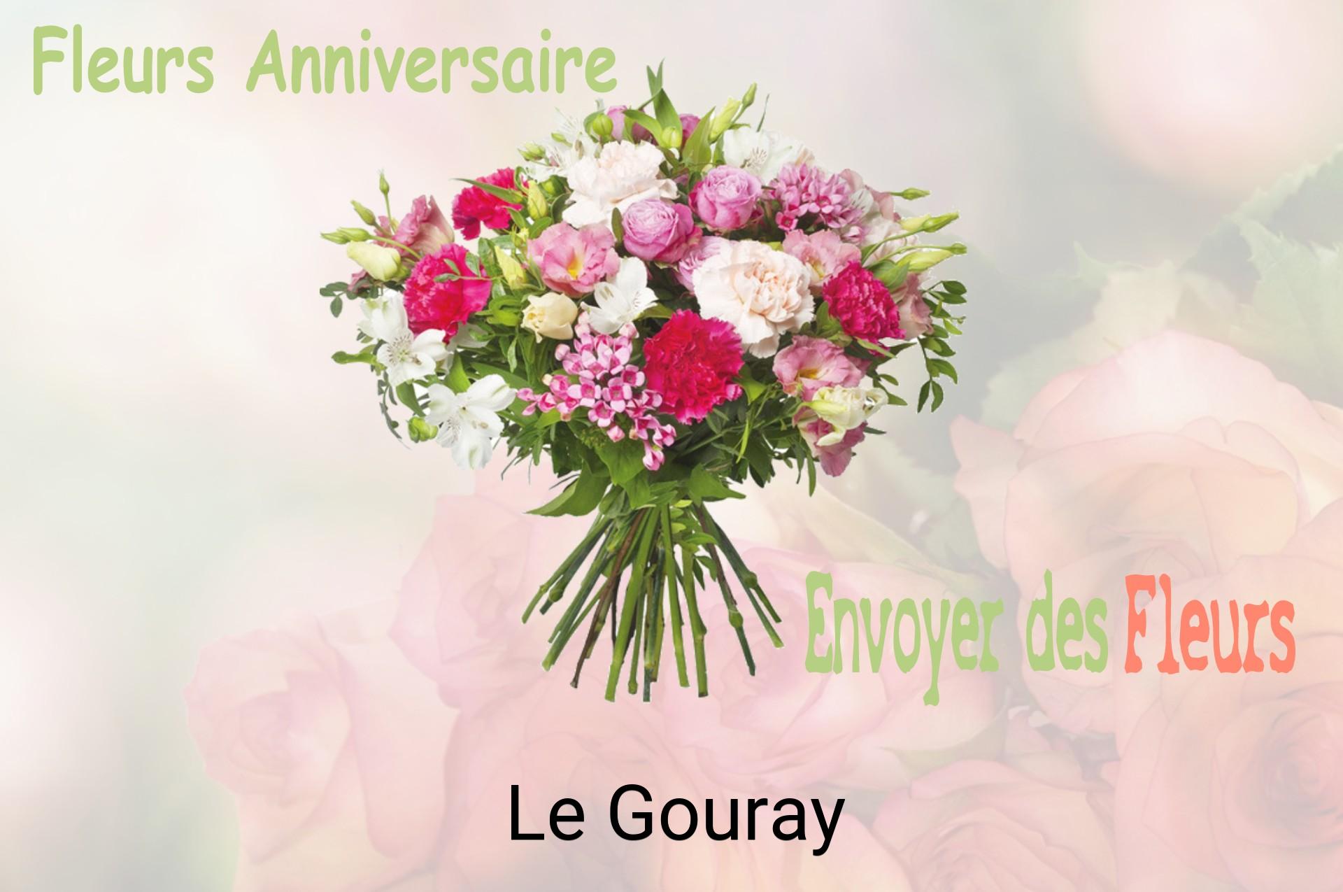 Bouquet de fleurs d’anniversaire livré à Le Gouray