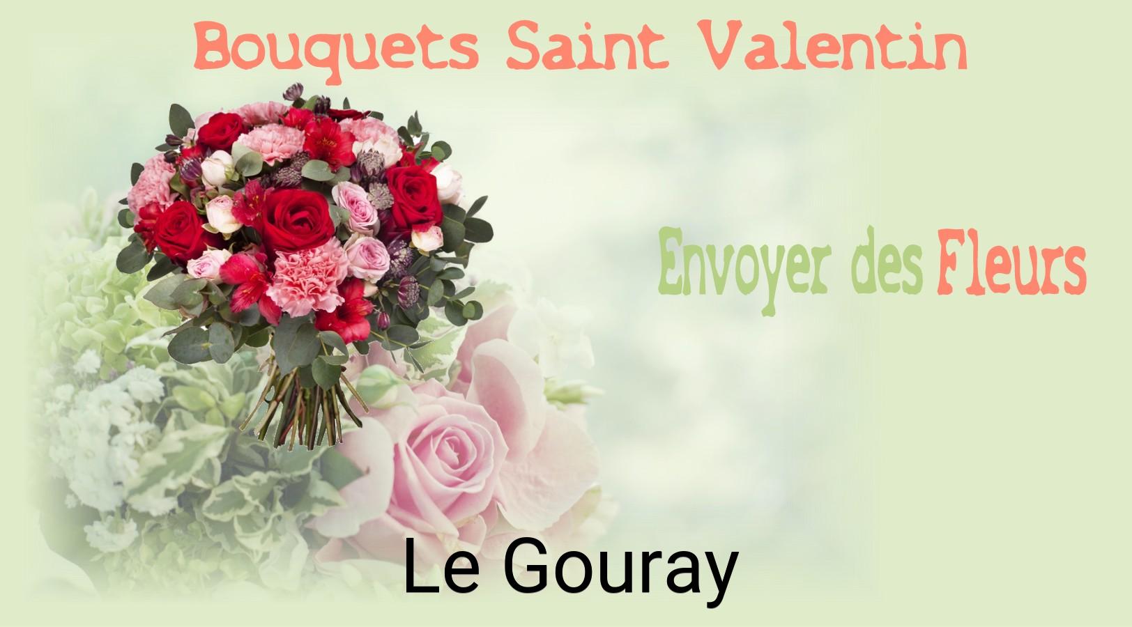 Roses de Saint-Valentin livrées à Le Gouray